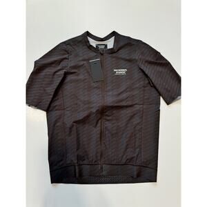 Pas Normal Studios Mens Solitude Biking Jersey Size XL Dark Navy/Light Brown